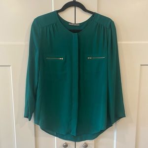 Green blouse